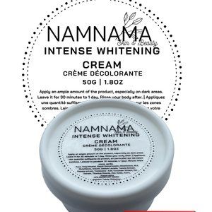 INTENSE WHITENING CREAM Bleaching 50g x 1 Lightens Dark Spots, Clarify